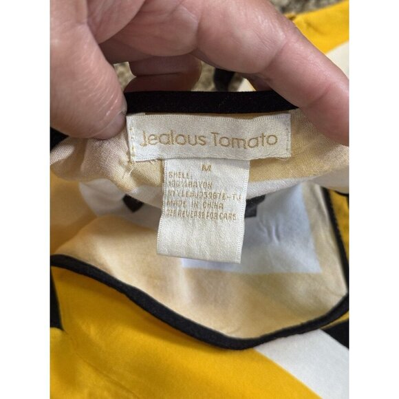 Womens Chevron Maxi Dress Asymmetric Handkerchief Hem Boho Beach Coastal MEDIUM - Picture 4 of 7